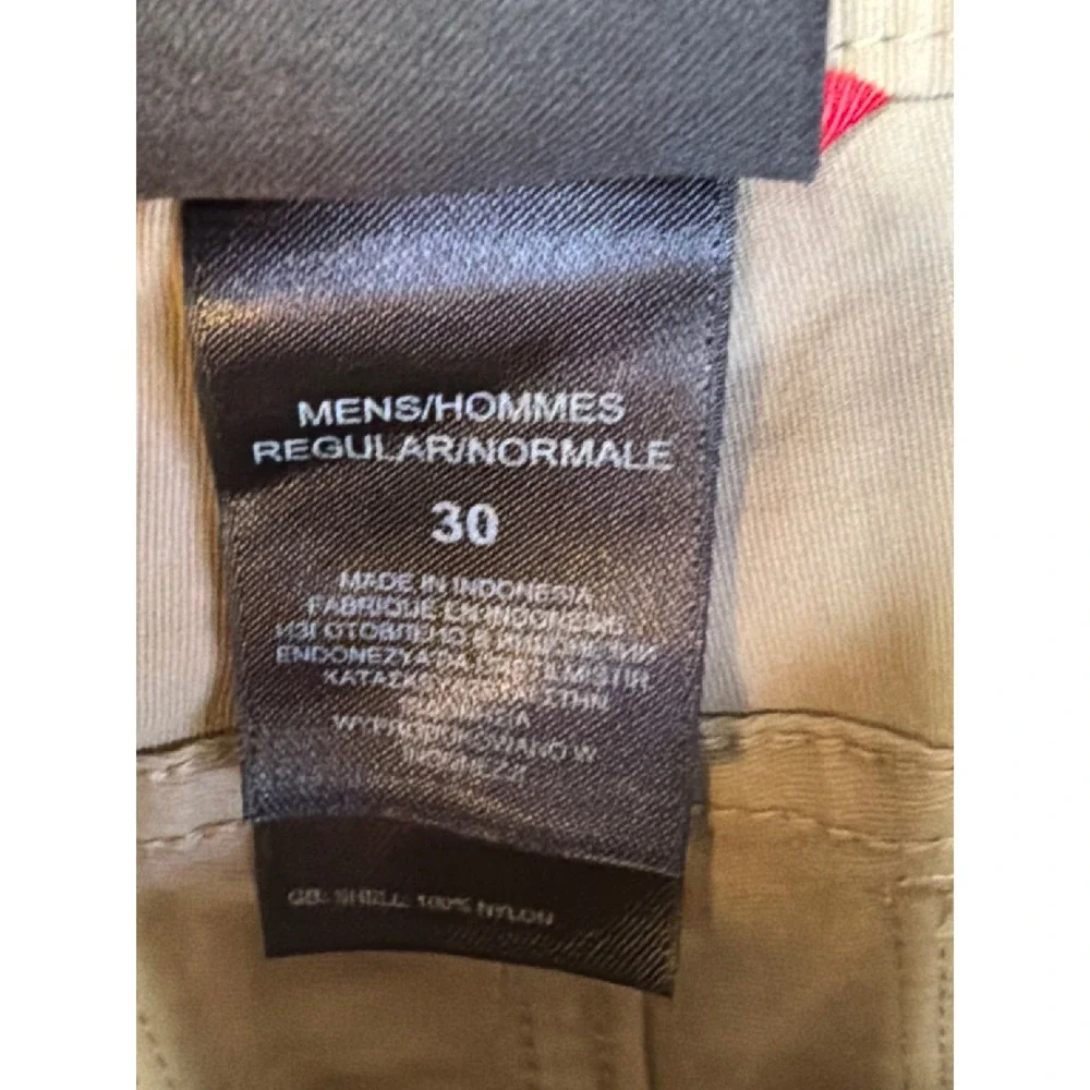 The North Face‎ Mens Horizon Cargo Hiking Shorts Tan Khaki Nylon Size 30